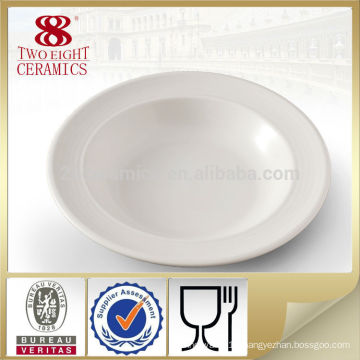 Chaozhou fine dinnerware pasta soup plate dipping dishes for spaghetti